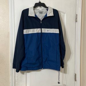 Men’s blue & white Nike windbreaker